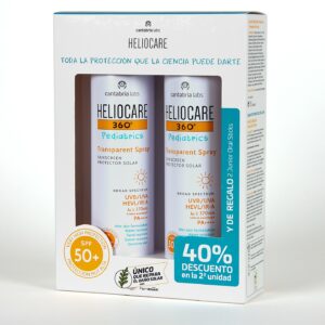 Pack Duplo Pediatric Transparent Spray Protección Solar oferta